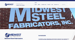 Desktop Screenshot of midweststeelfab.com